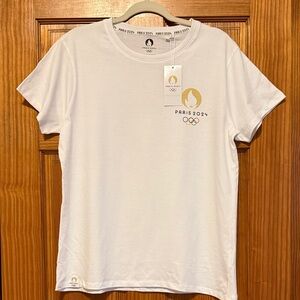 White Olympic Paris 2024 Men's T-Shirt